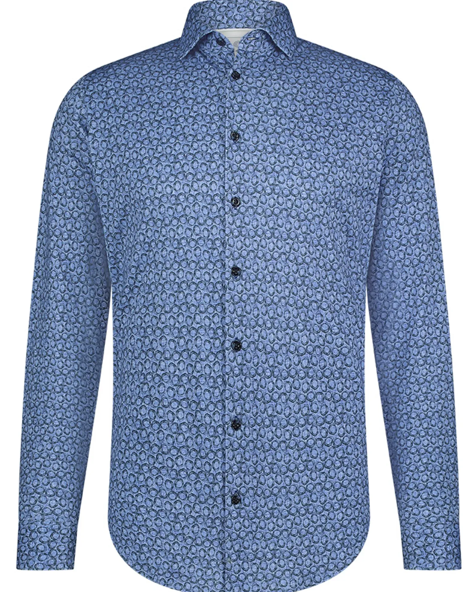 Blue Industry Casual Overhemd LM