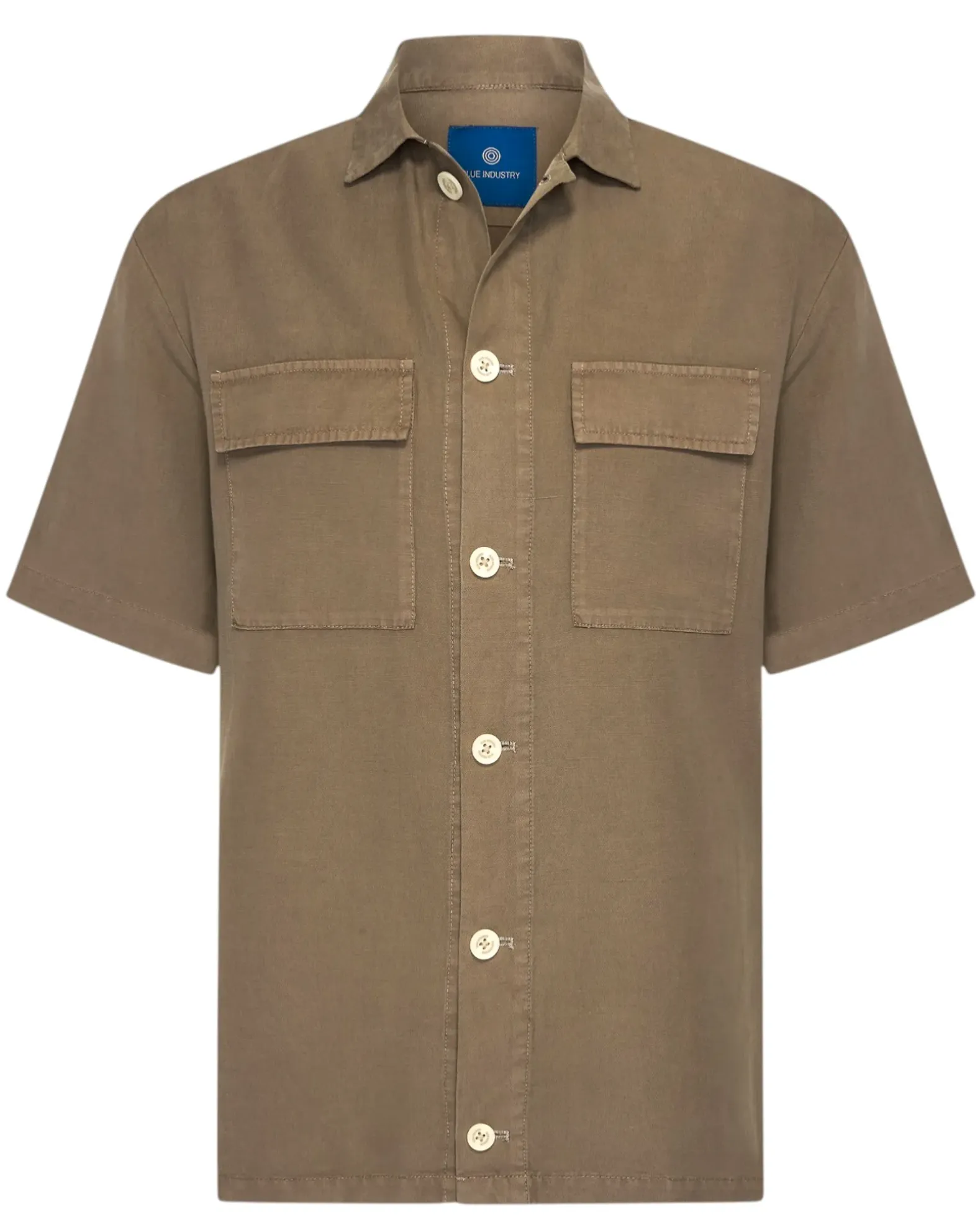 Blue Industry Casual Overhemd