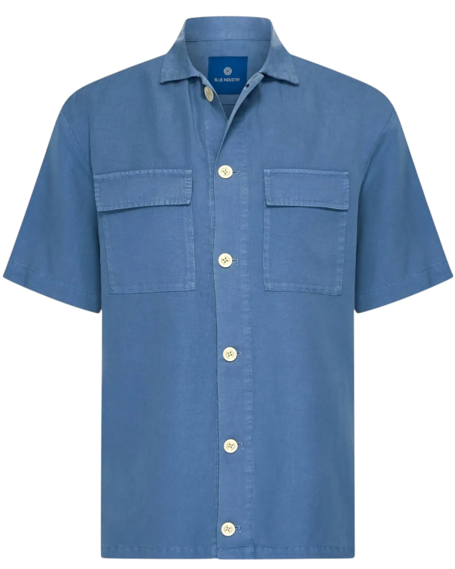 Blue Industry Casual Overhemd