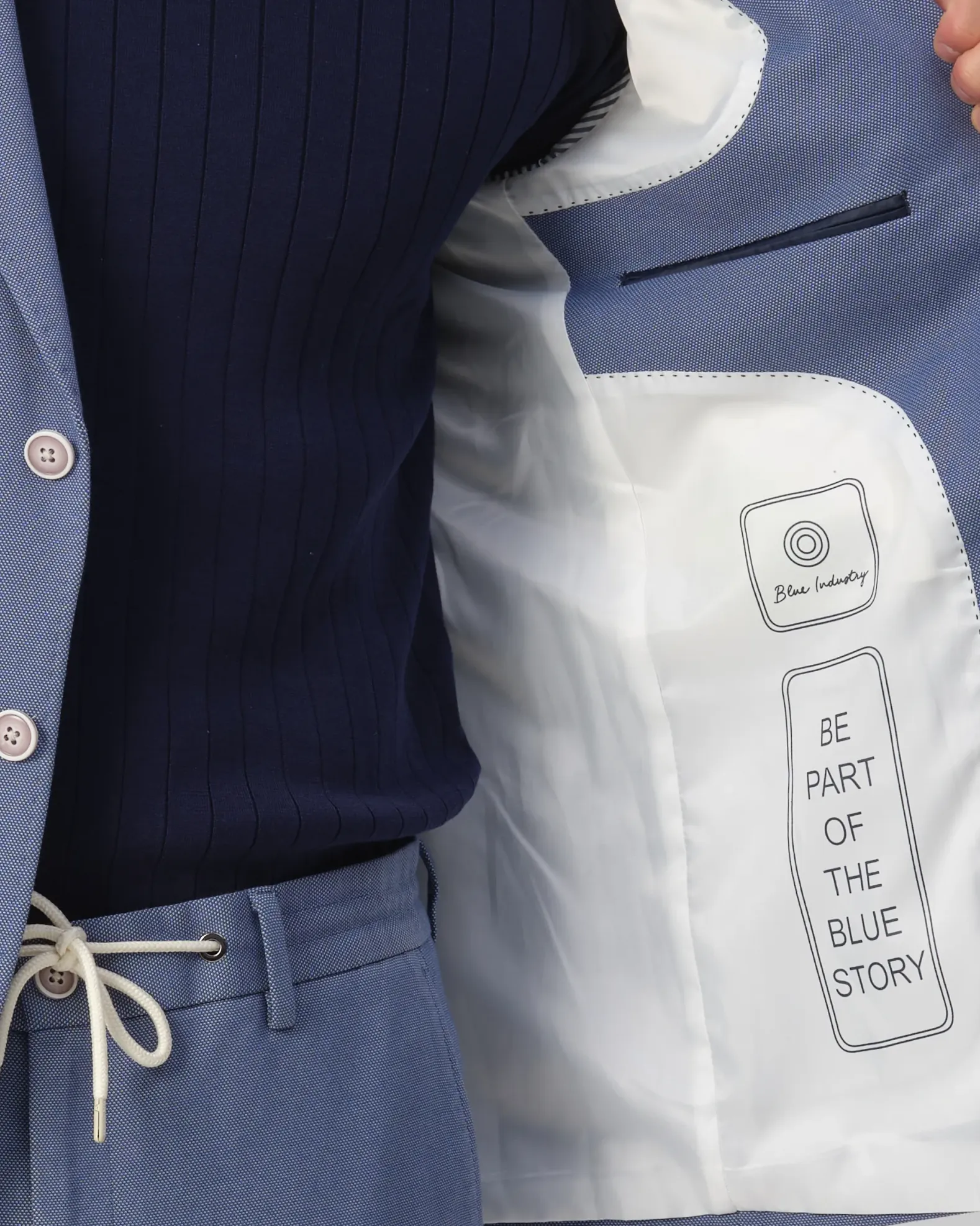Blue Industry Mix & Match Colbert