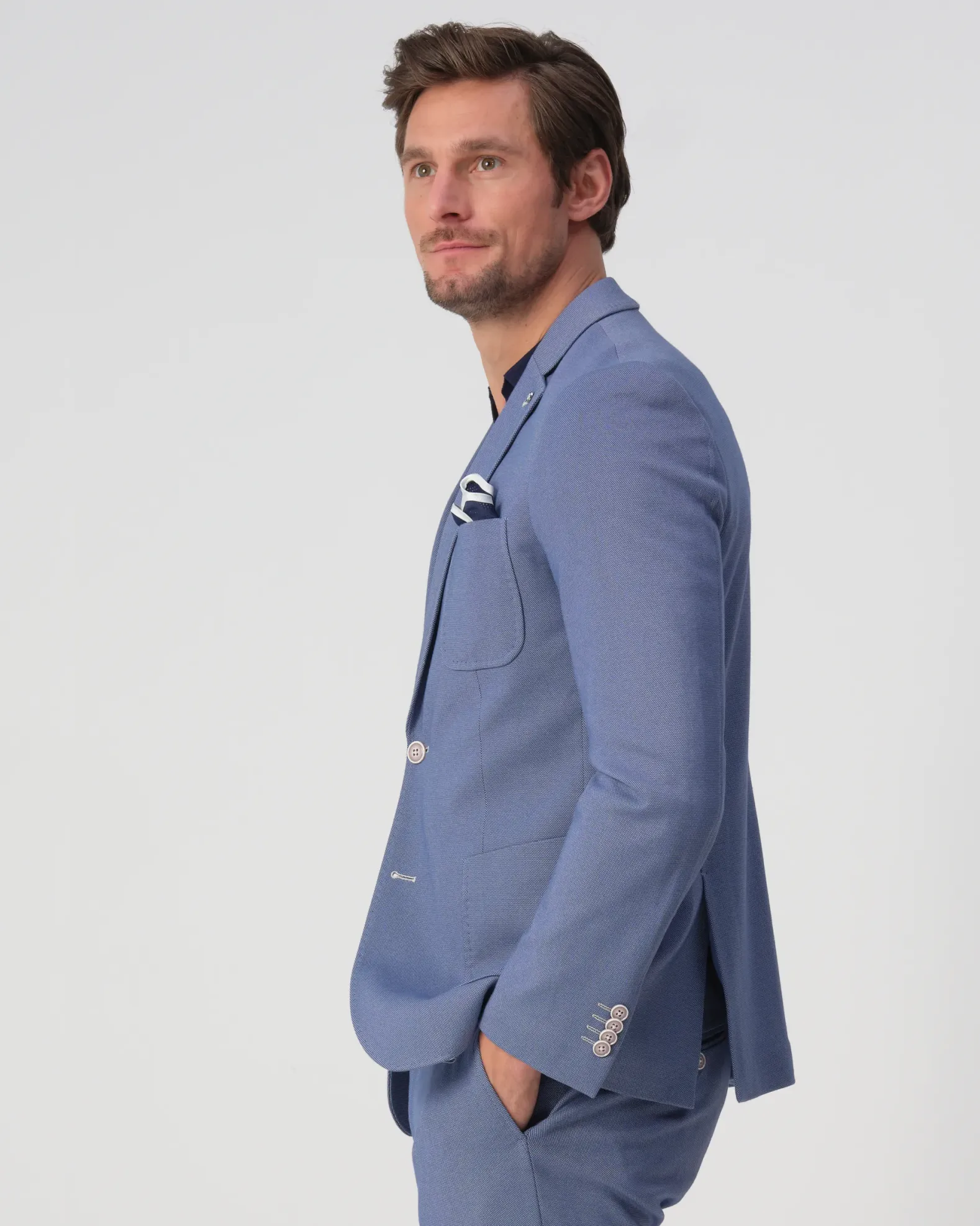 Blue Industry Mix & Match Colbert