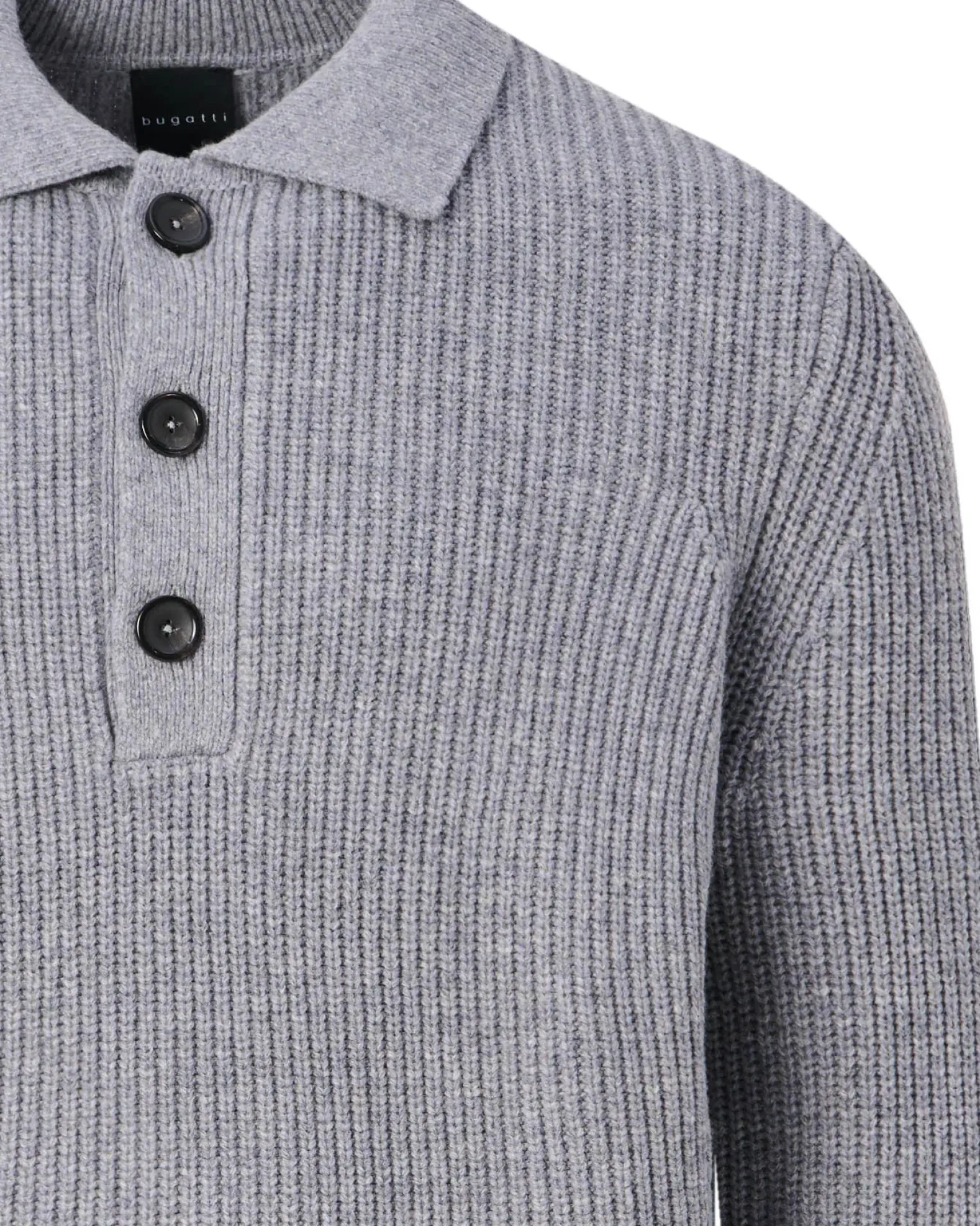 Bugatti clothing Polo Lange mouw