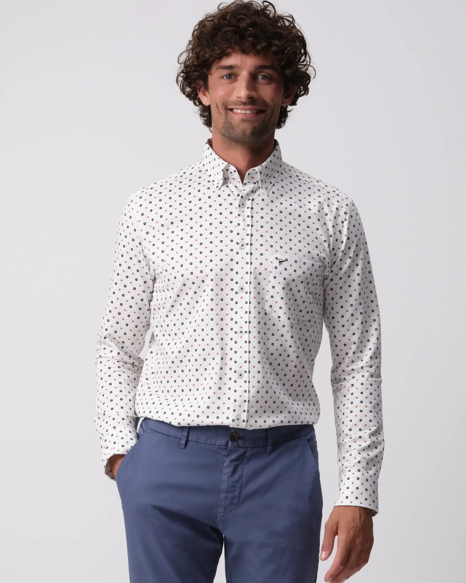 Campbell Casual Overhemd LM