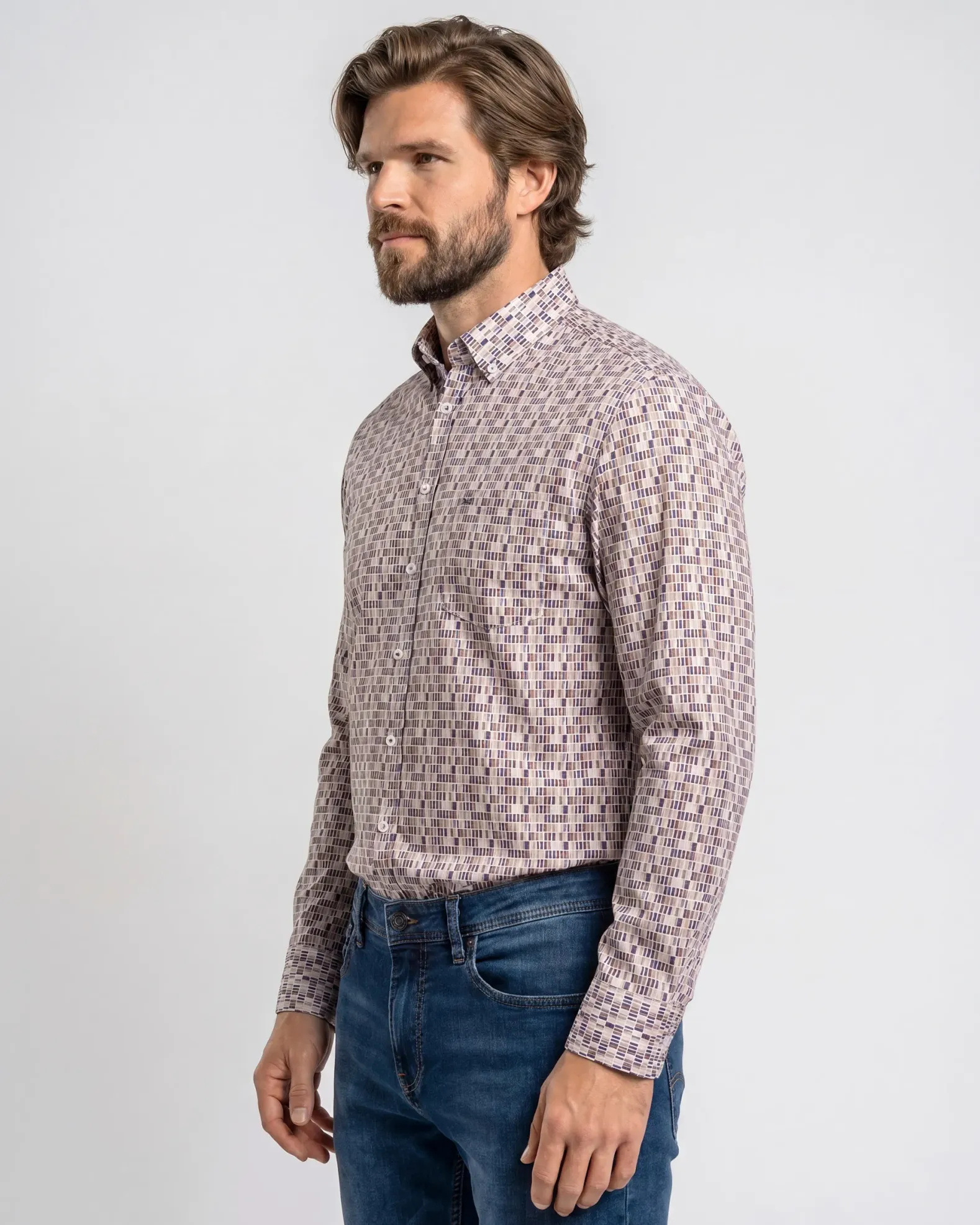 Campbell Casual overhemd Ranger-01