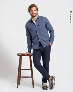 Campbell Overshirt Walker Pied de Poule