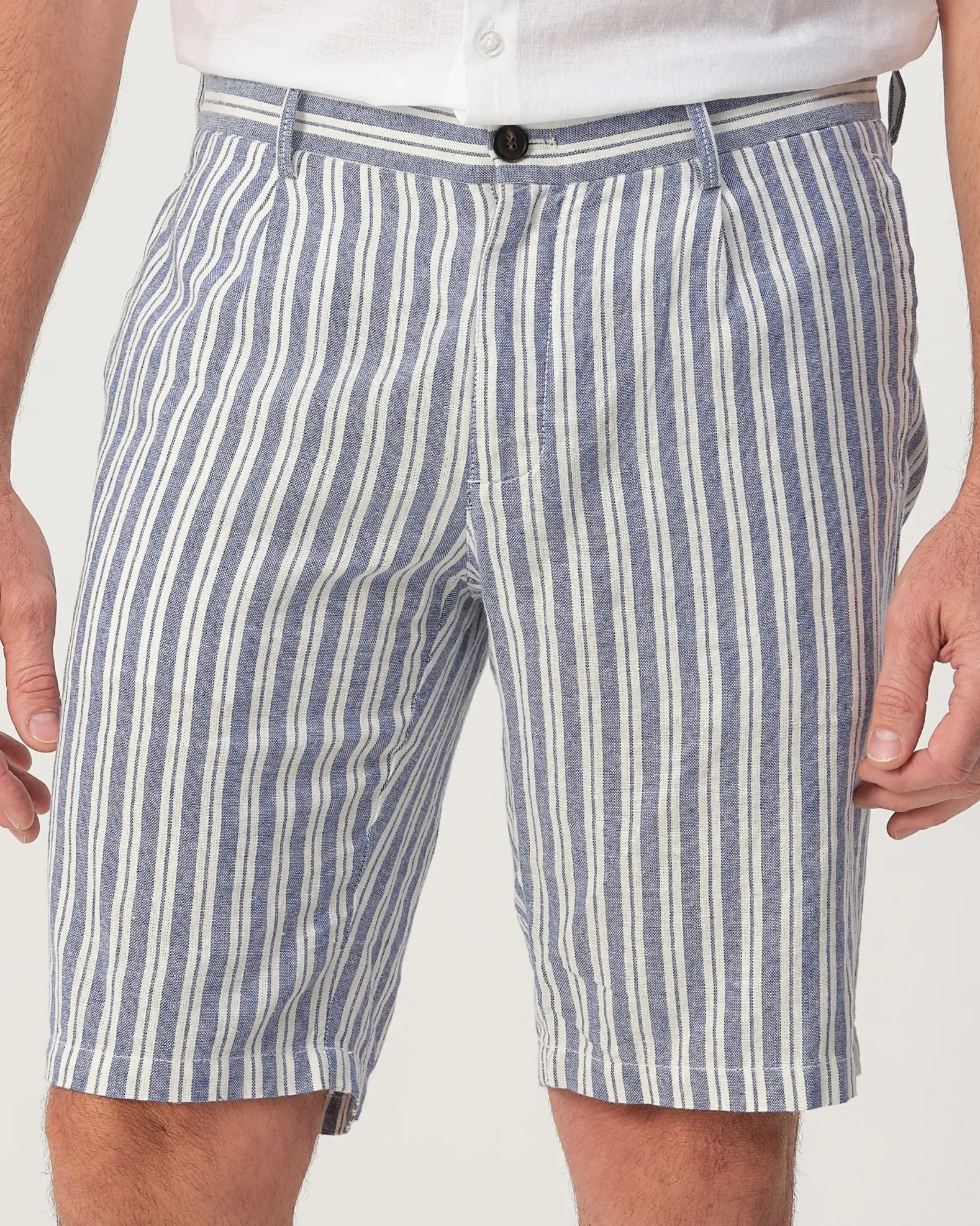 Campbell Pleatford Stripe Short