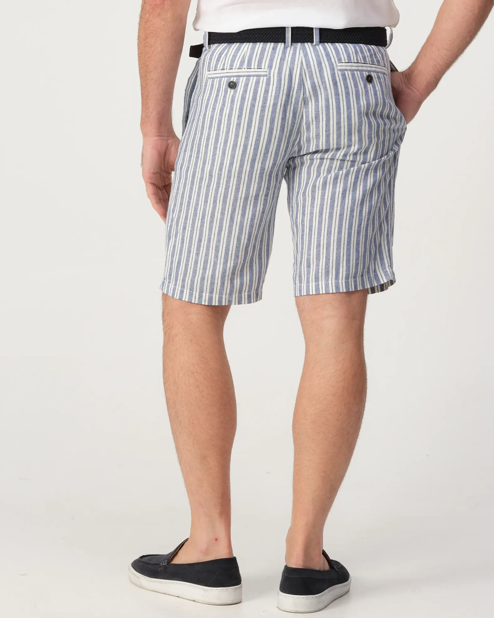 Campbell Pleatford Stripe Short