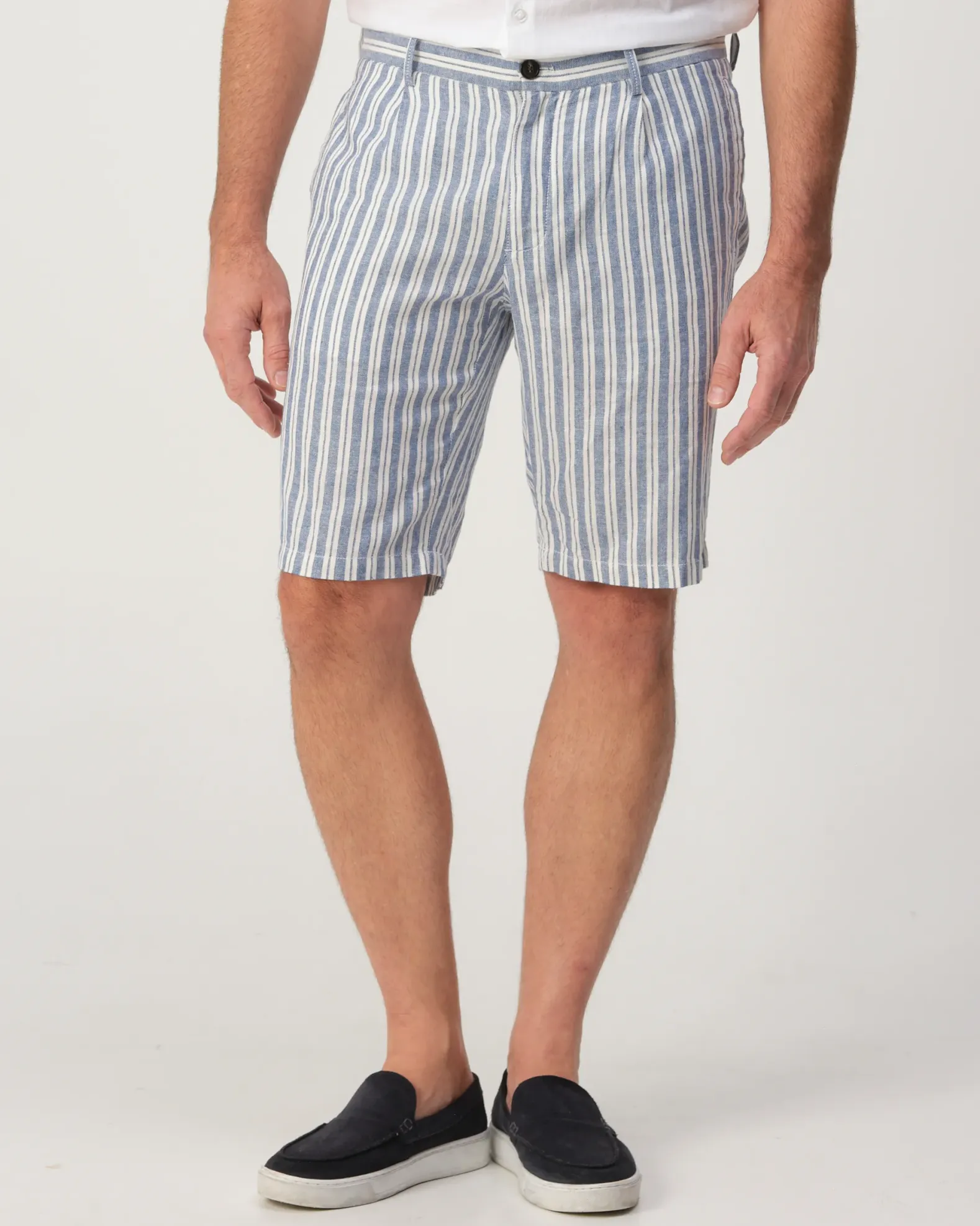 Campbell Pleatford Stripe Short