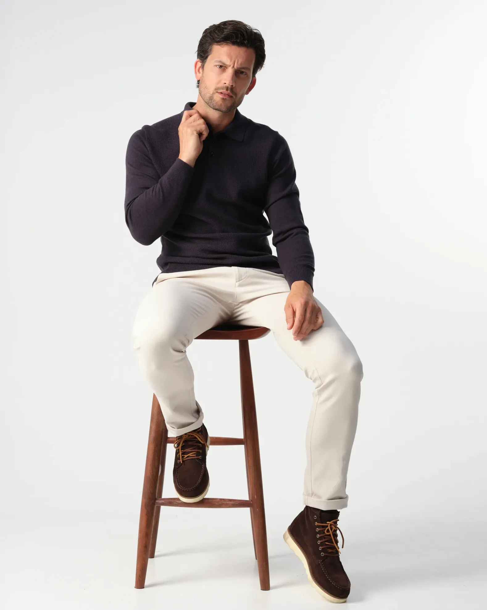 Campbell Polo Lange mouw