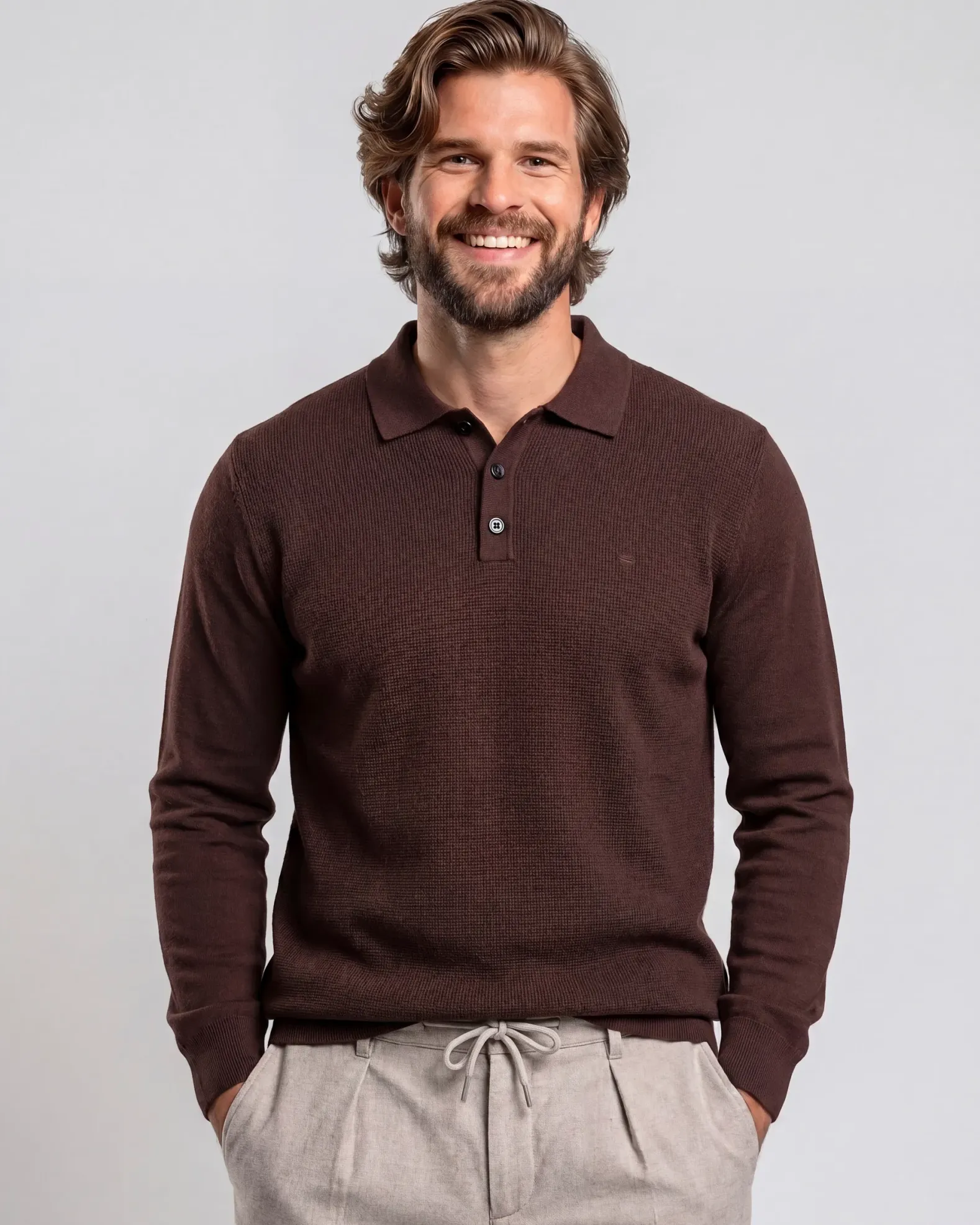 Campbell Polo lange mouw Percy