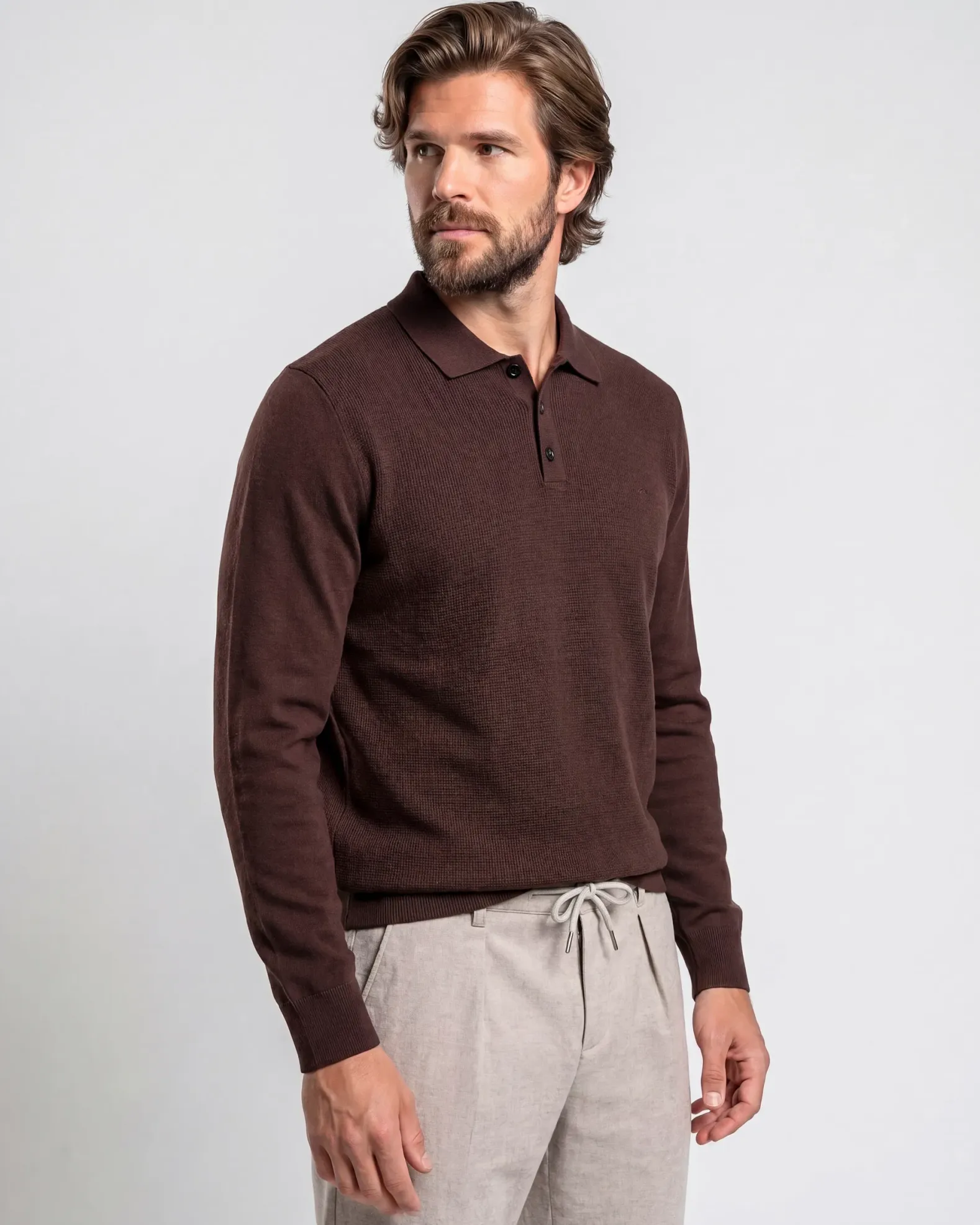 Campbell Polo lange mouw Percy
