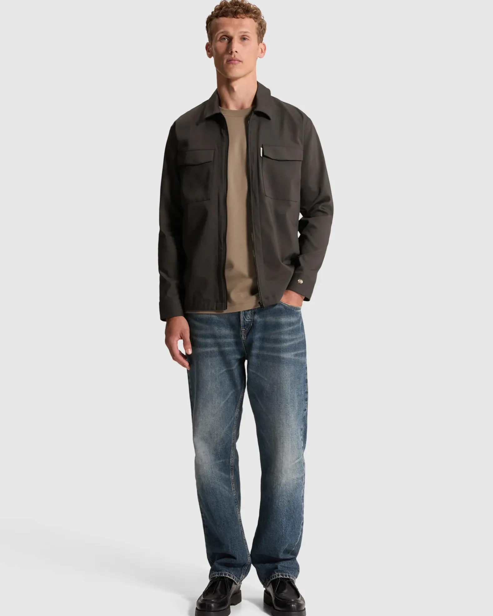Cast Iron Overshirt Tech Stretch