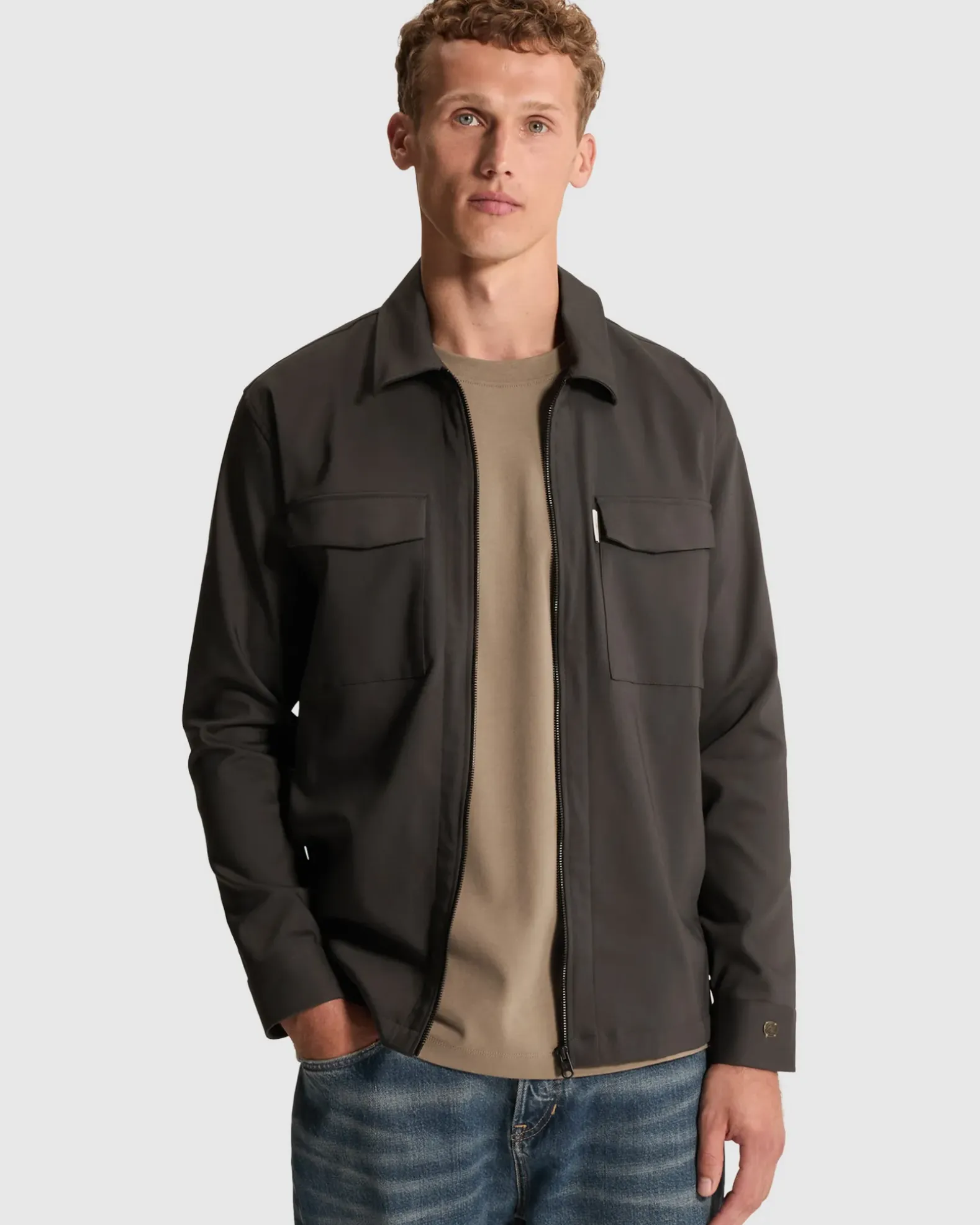 Cast Iron Overshirt Tech Stretch