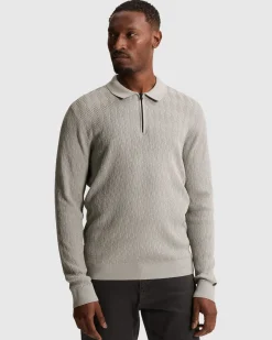 Cast Iron Polo lange mouw