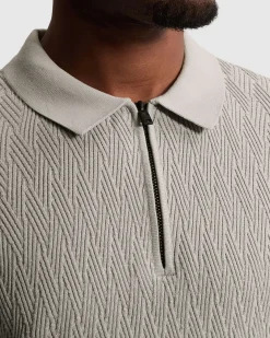 Cast Iron Polo lange mouw