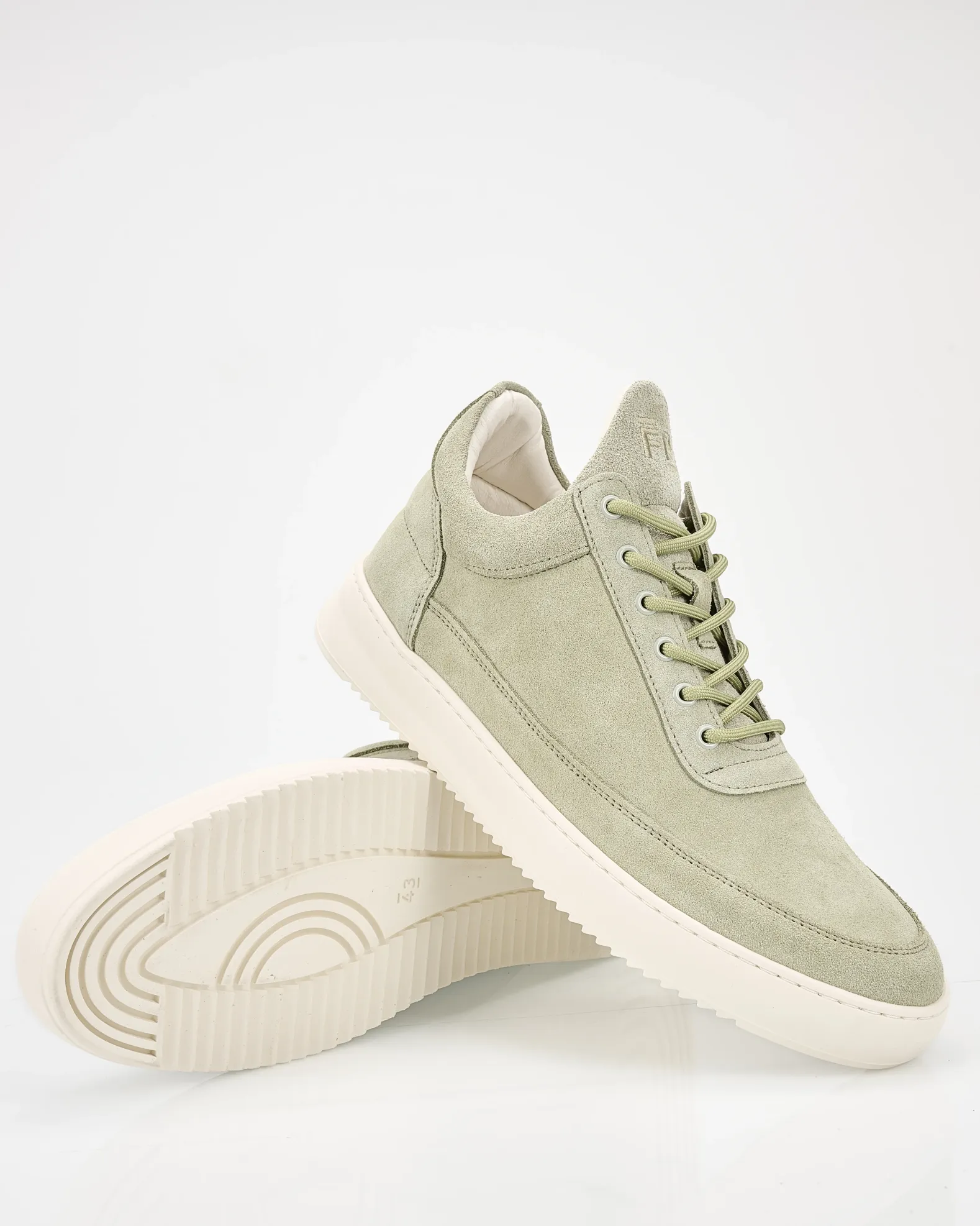 Filling Pieces Low Top Suede Sneakers