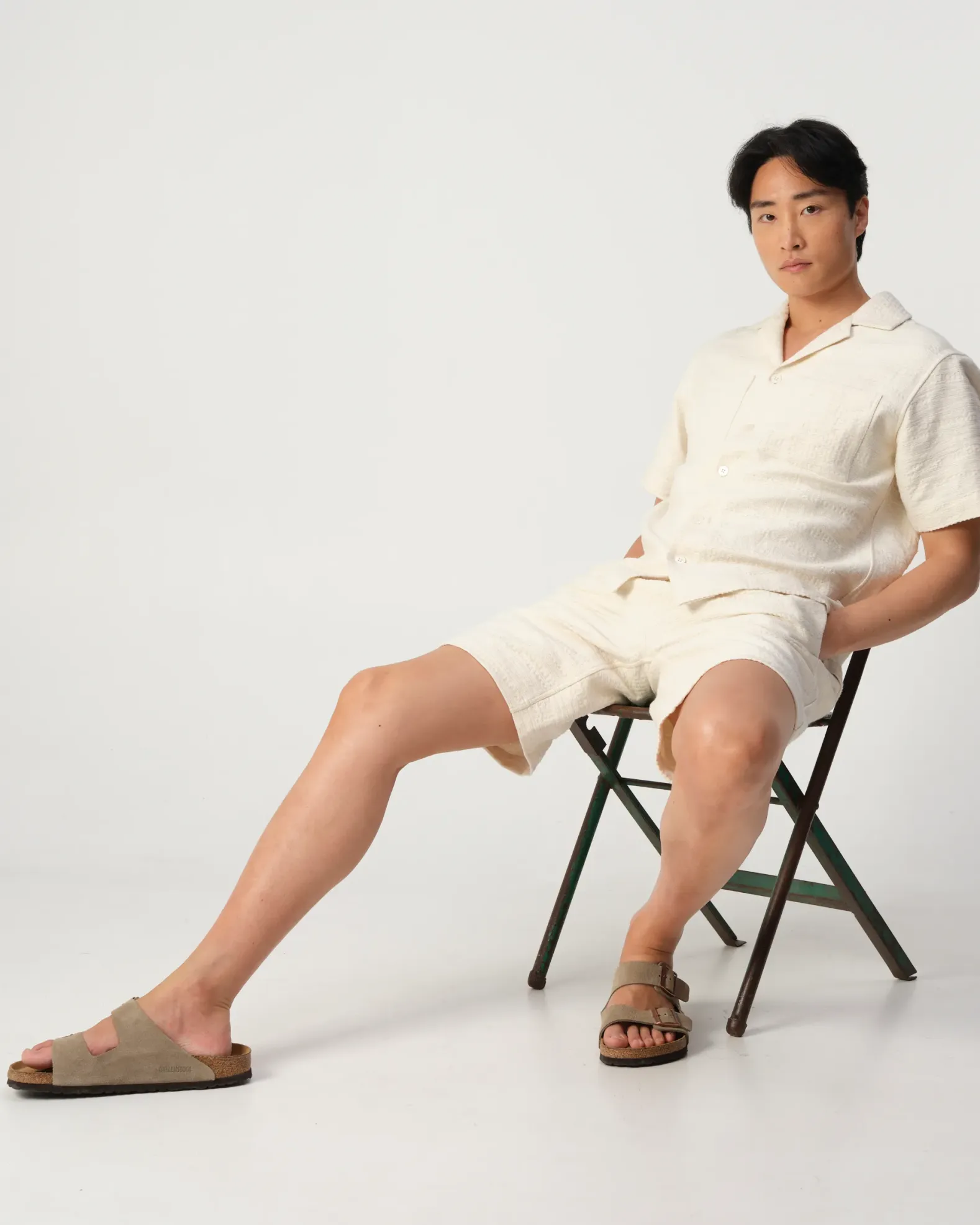 J.C. RAGS Aaron Structure Casual Overhemd