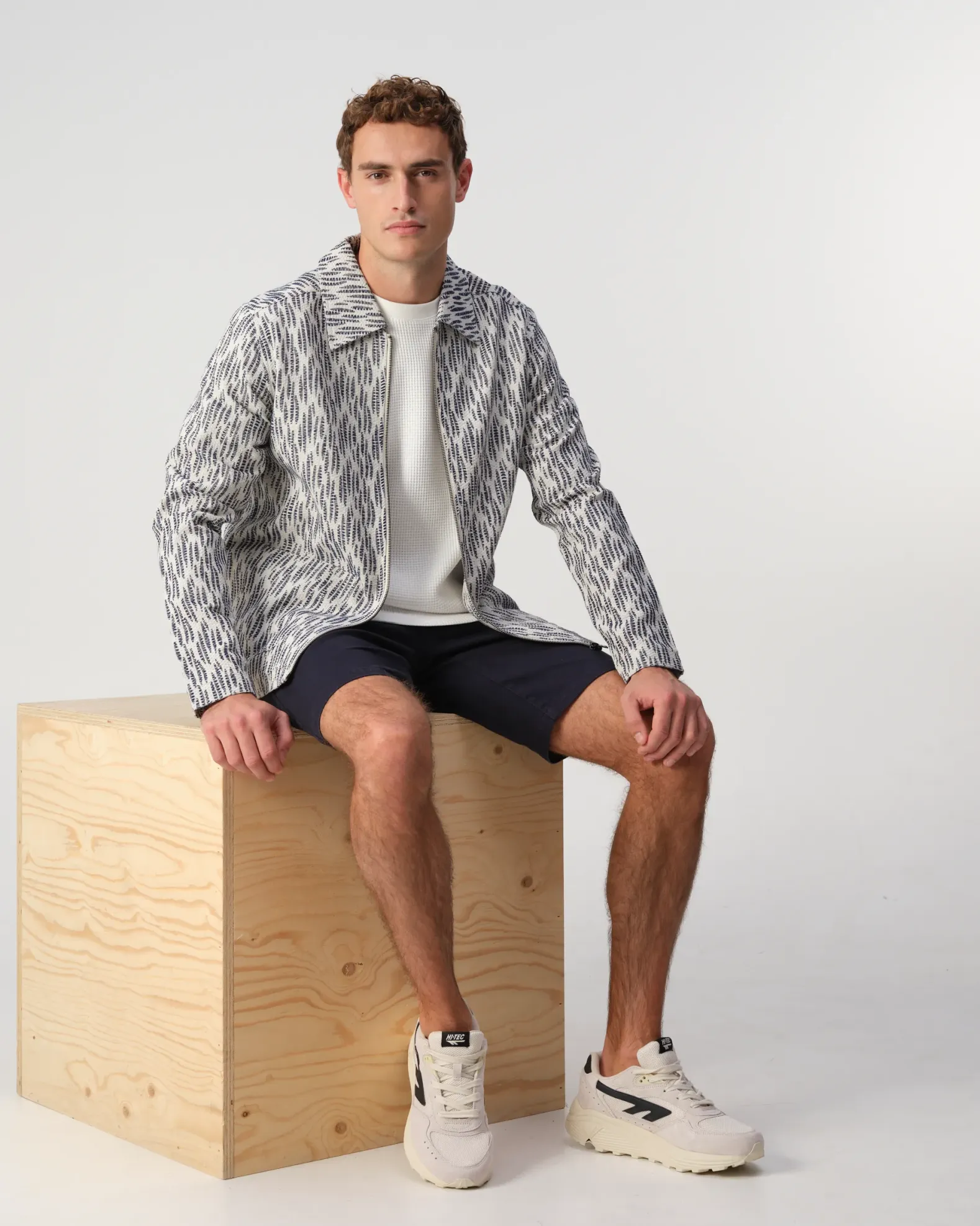 J.C. RAGS Benji Waves Overshirt