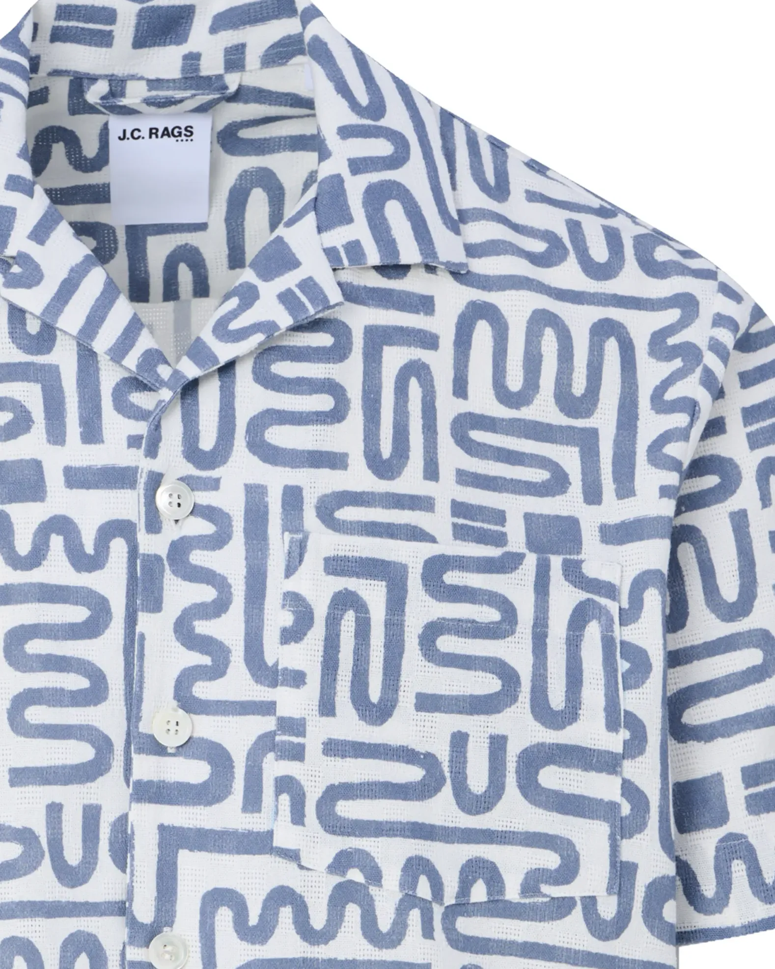 J.C. RAGS Casual Overhemd KM