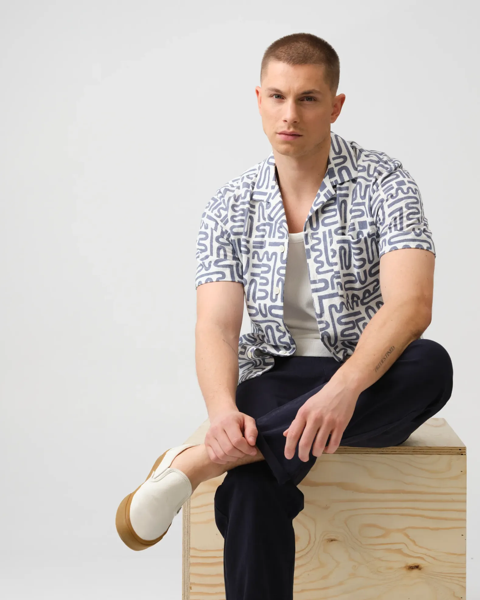 J.C. RAGS Casual Overhemd KM