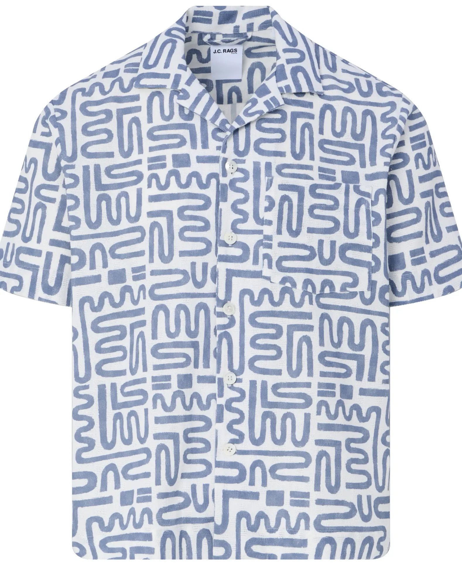 J.C. RAGS Casual Overhemd KM