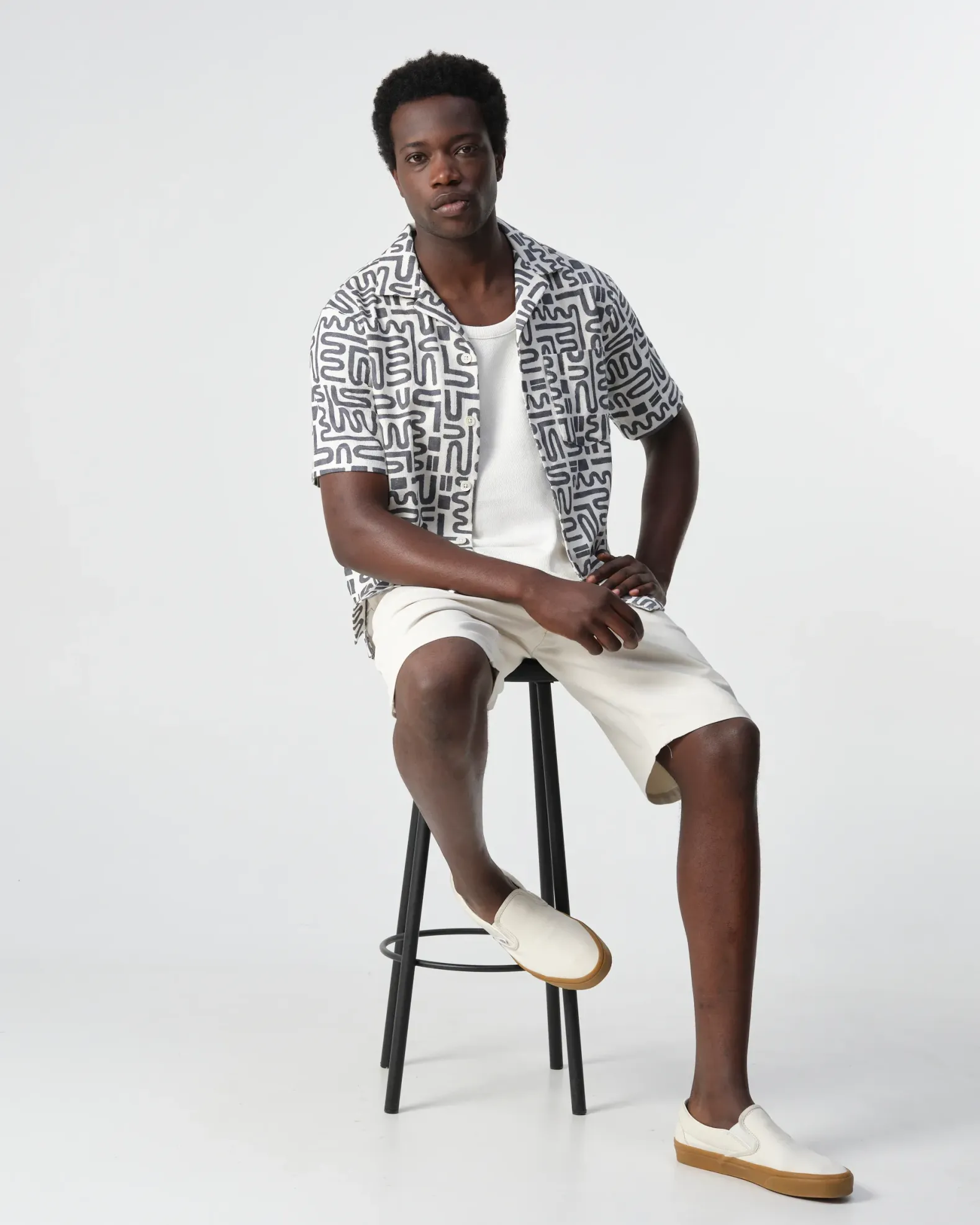 J.C. RAGS Casual Overhemd KM