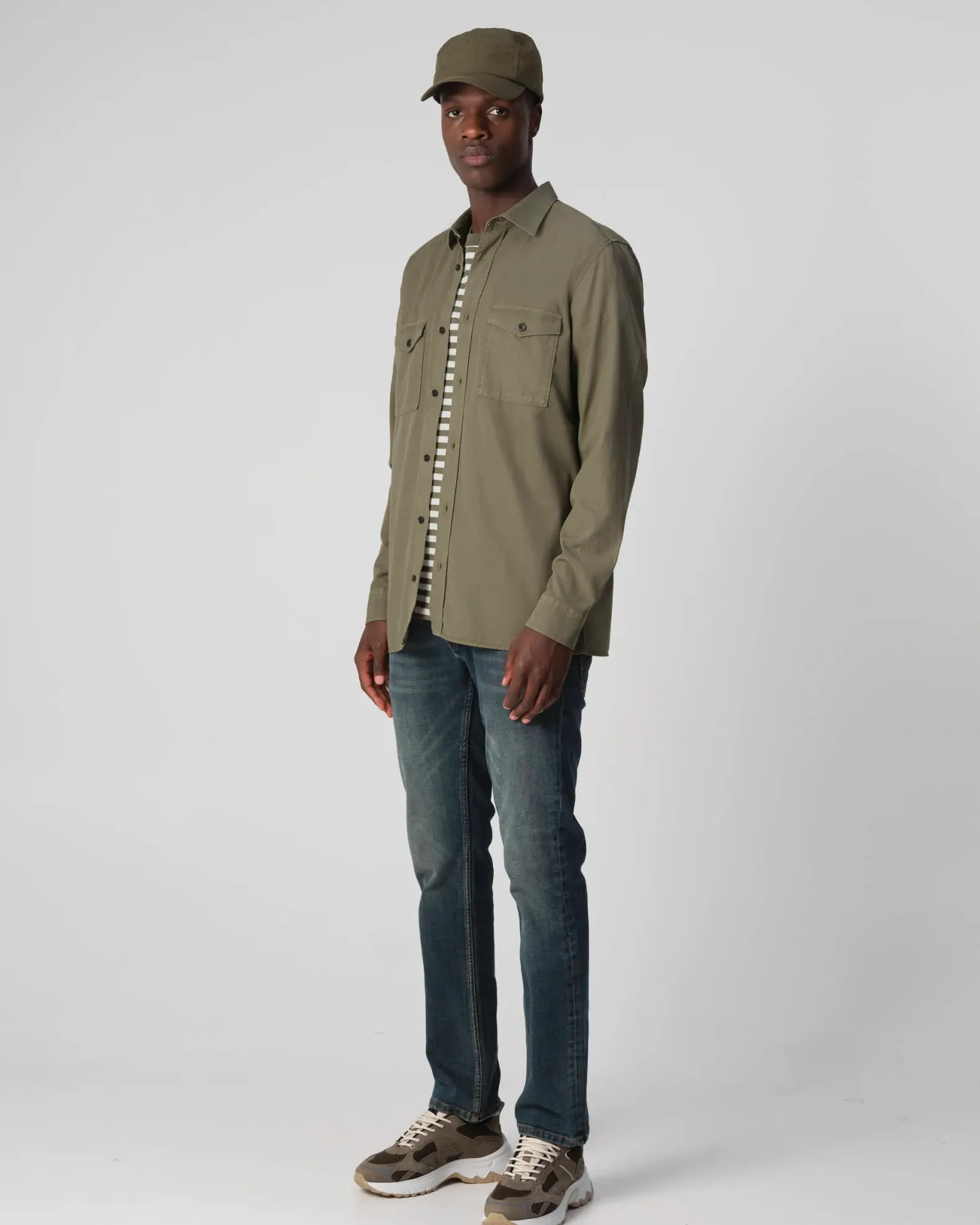 J.C. RAGS Casual Overhemd LM