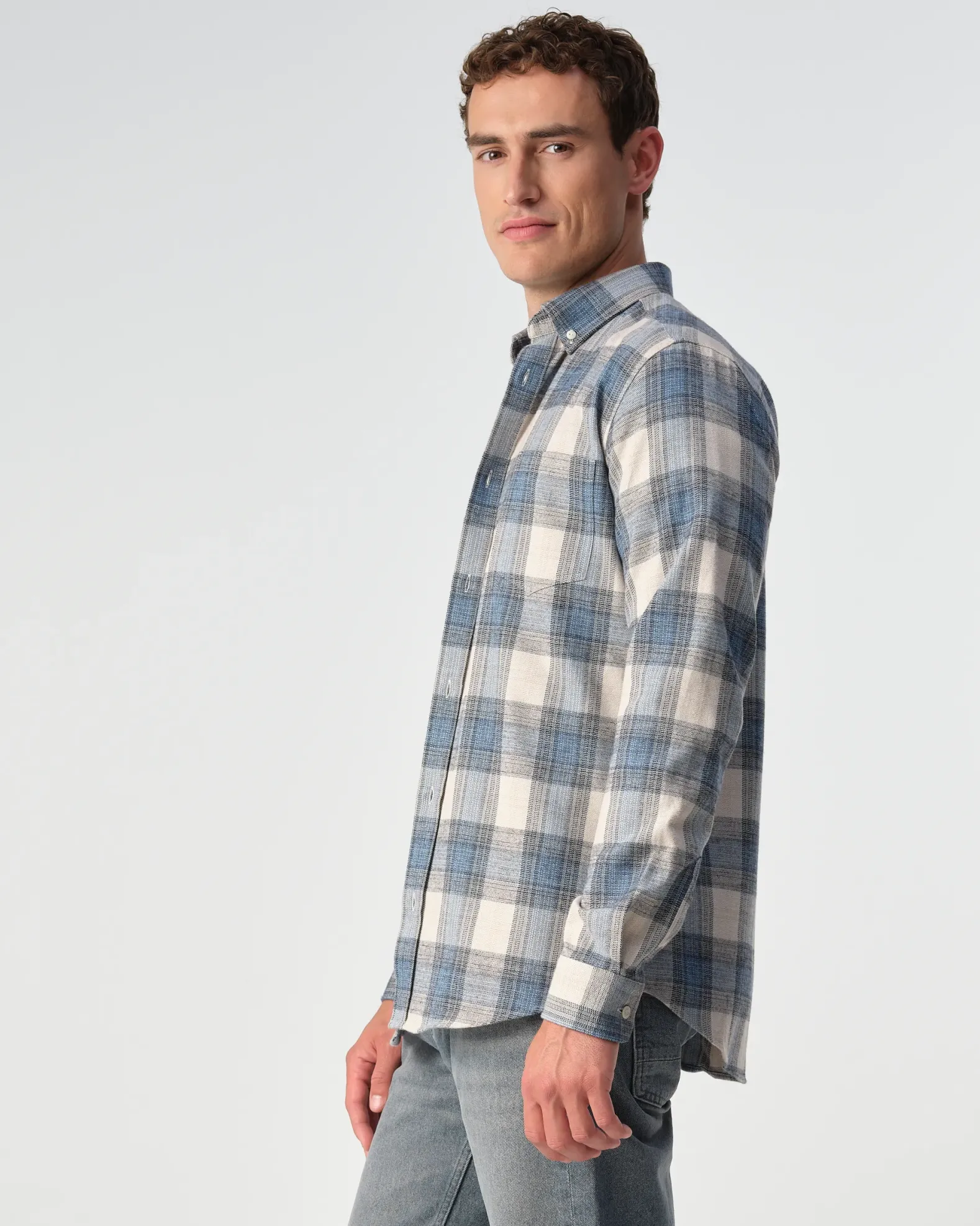 J.C. RAGS Casual Overhemd LM