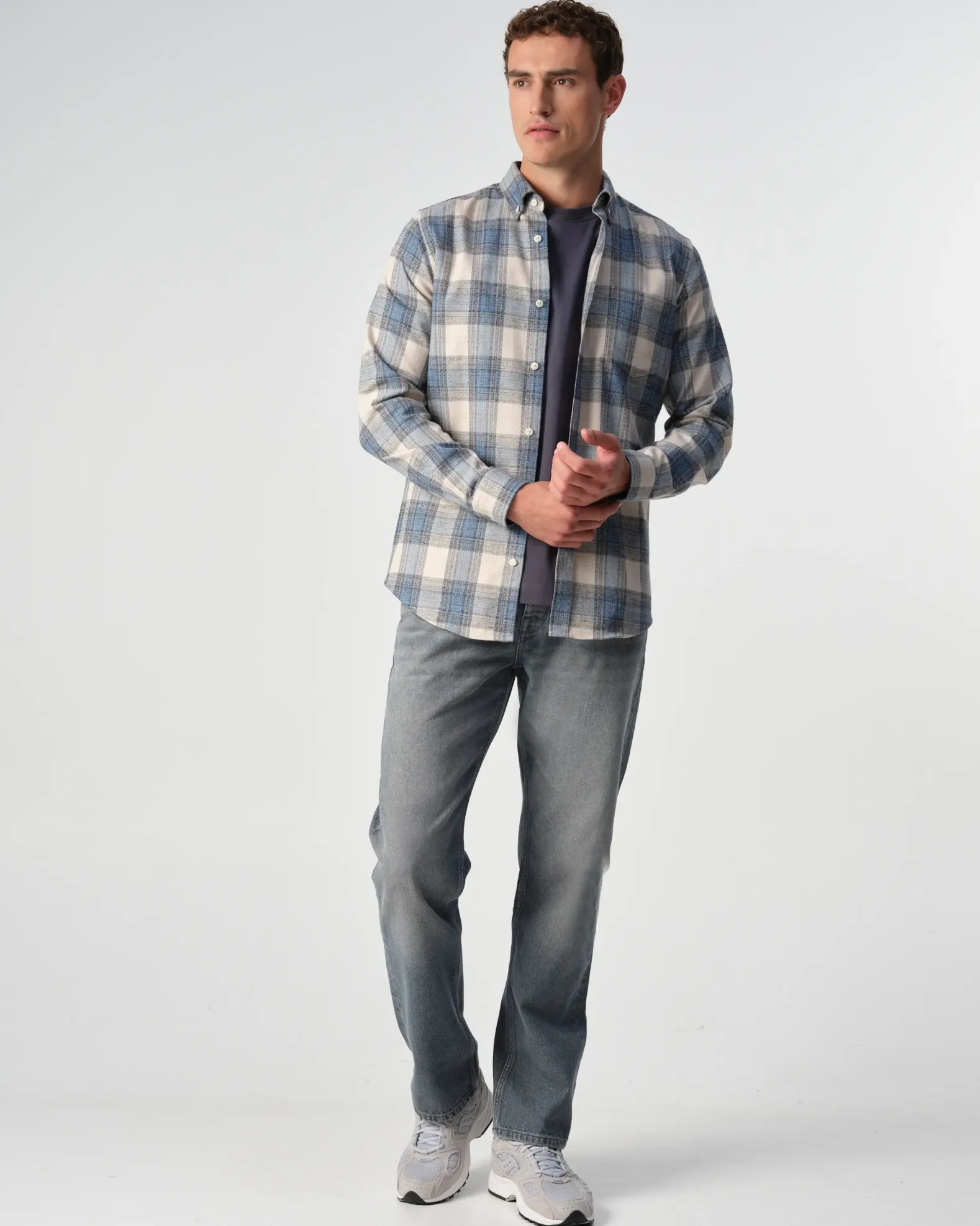 J.C. RAGS Casual Overhemd LM