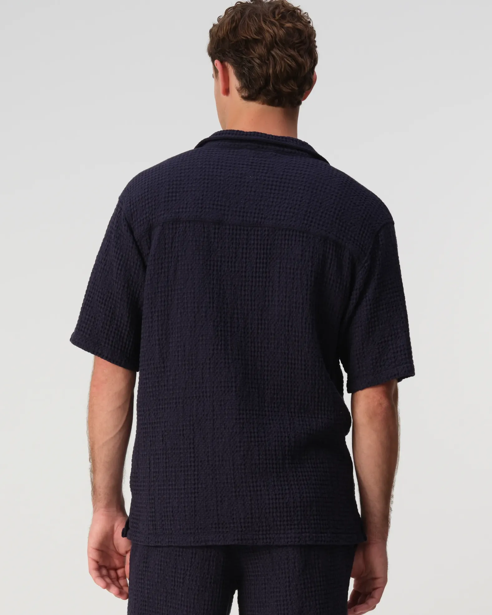 J.C. RAGS Duncan Waffle Casual Overhemd