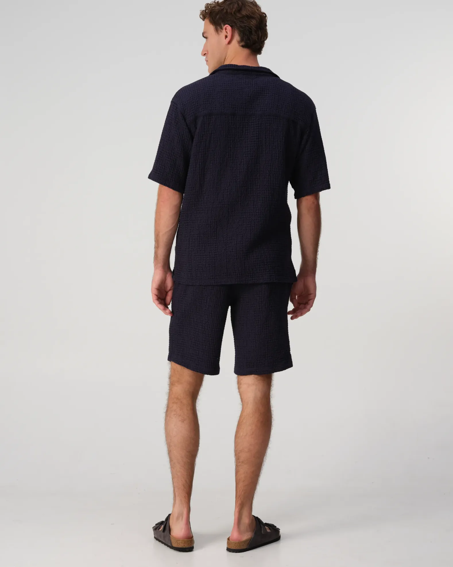 J.C. RAGS Duncan Waffle Casual Overhemd