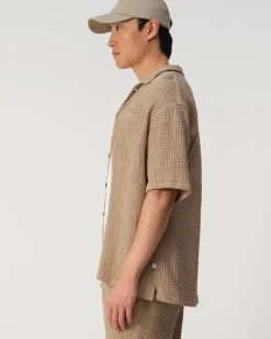 J.C. RAGS Duncan Waffle Casual Overhemd