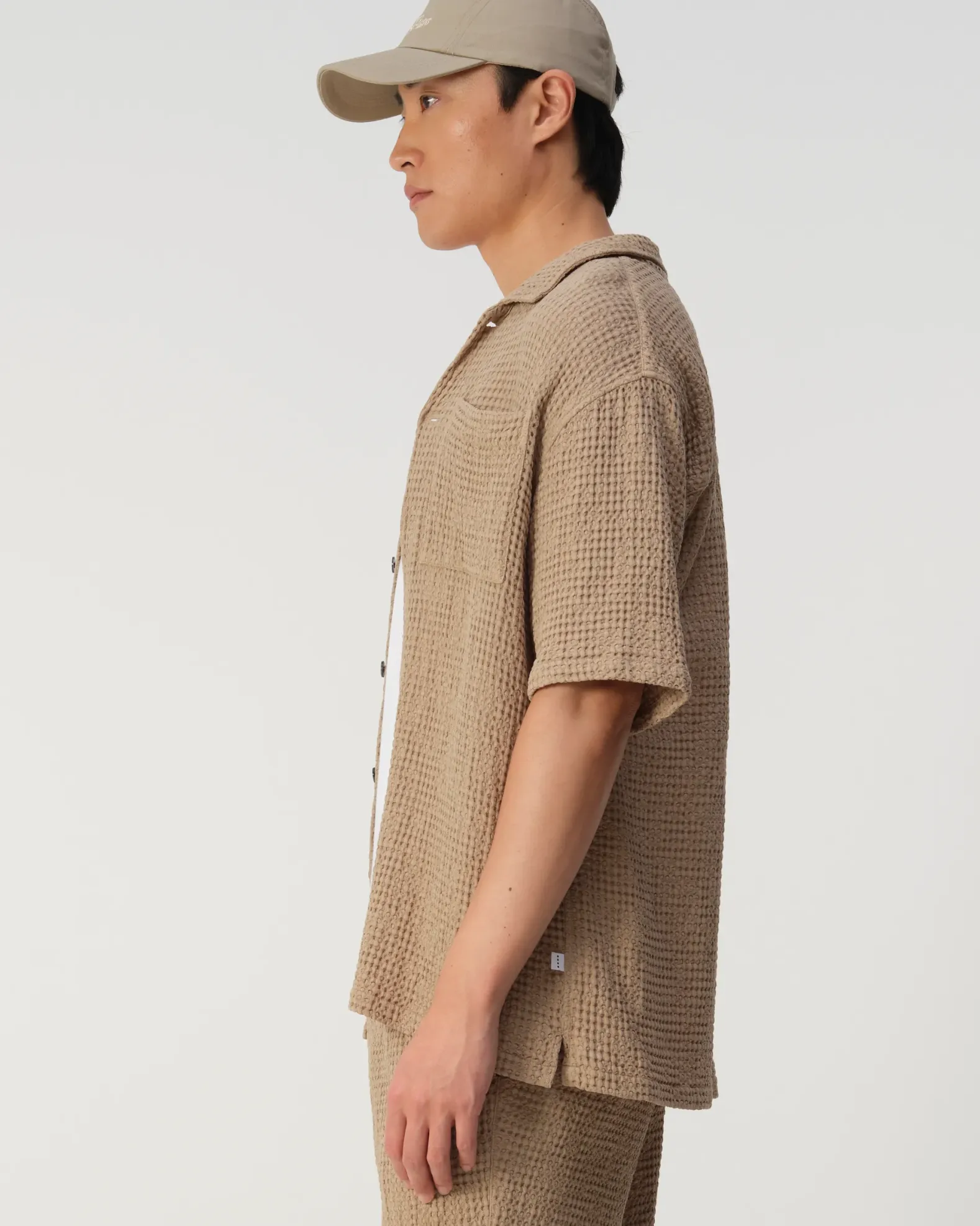 J.C. RAGS Duncan Waffle Casual Overhemd