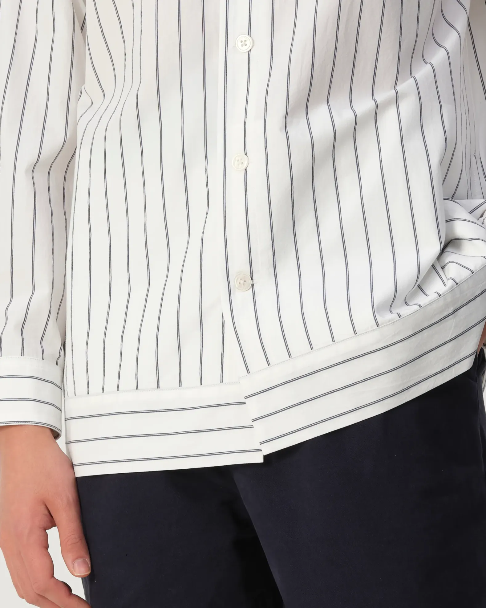 J.C. RAGS Dylan Stripe Casual Overhemd