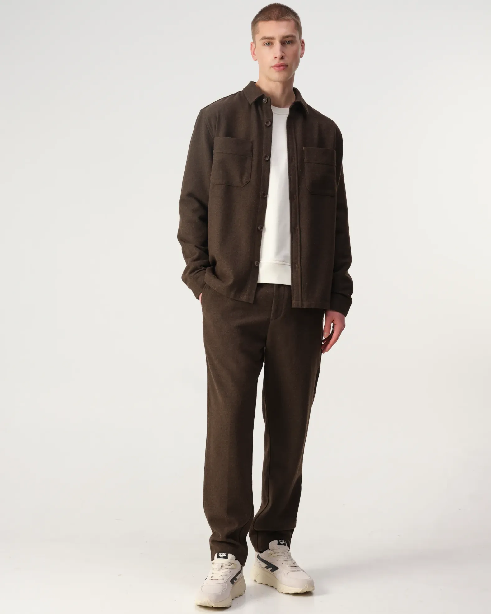 J.C. RAGS Overshirt Ace Wool