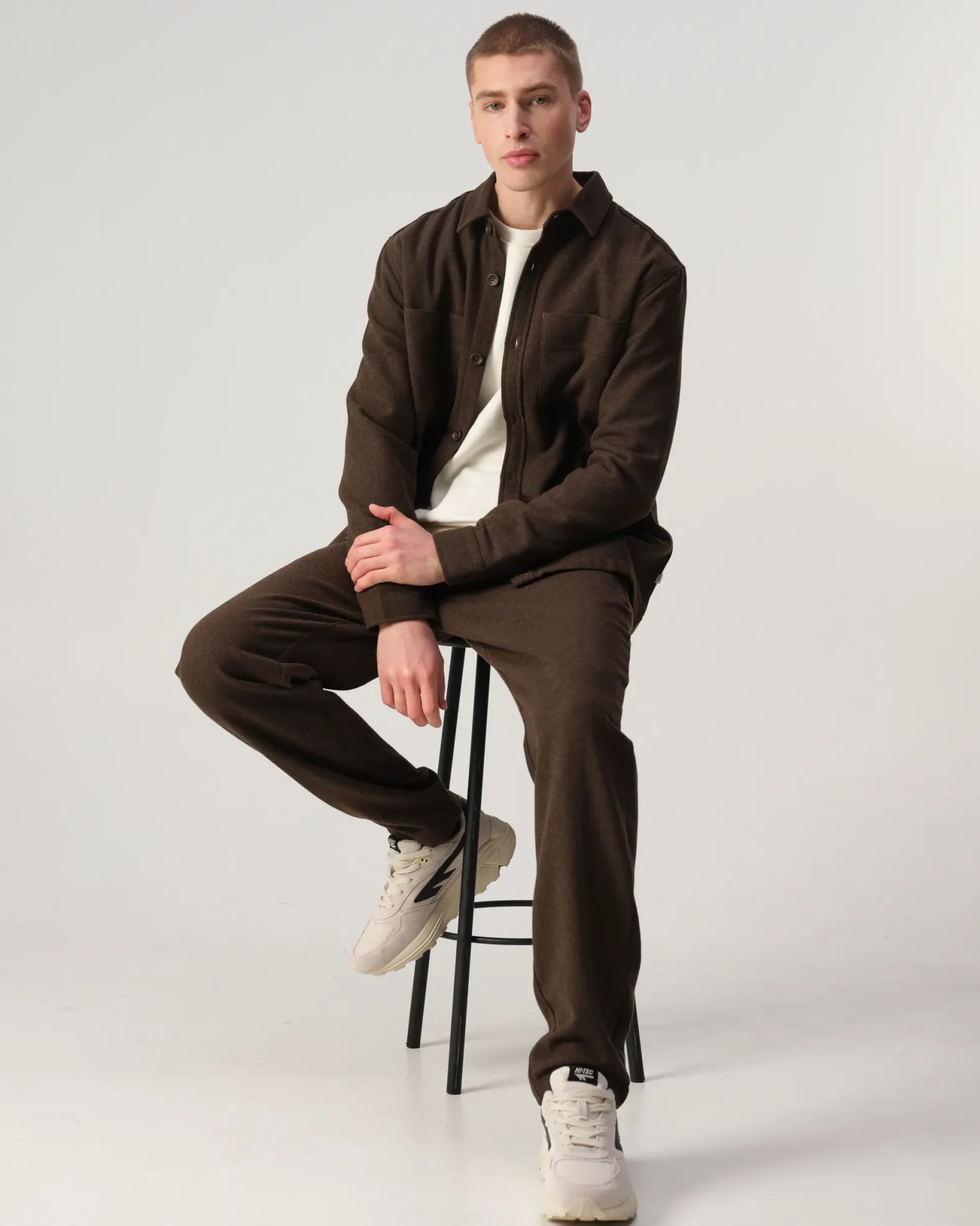 J.C. RAGS Overshirt Ace Wool