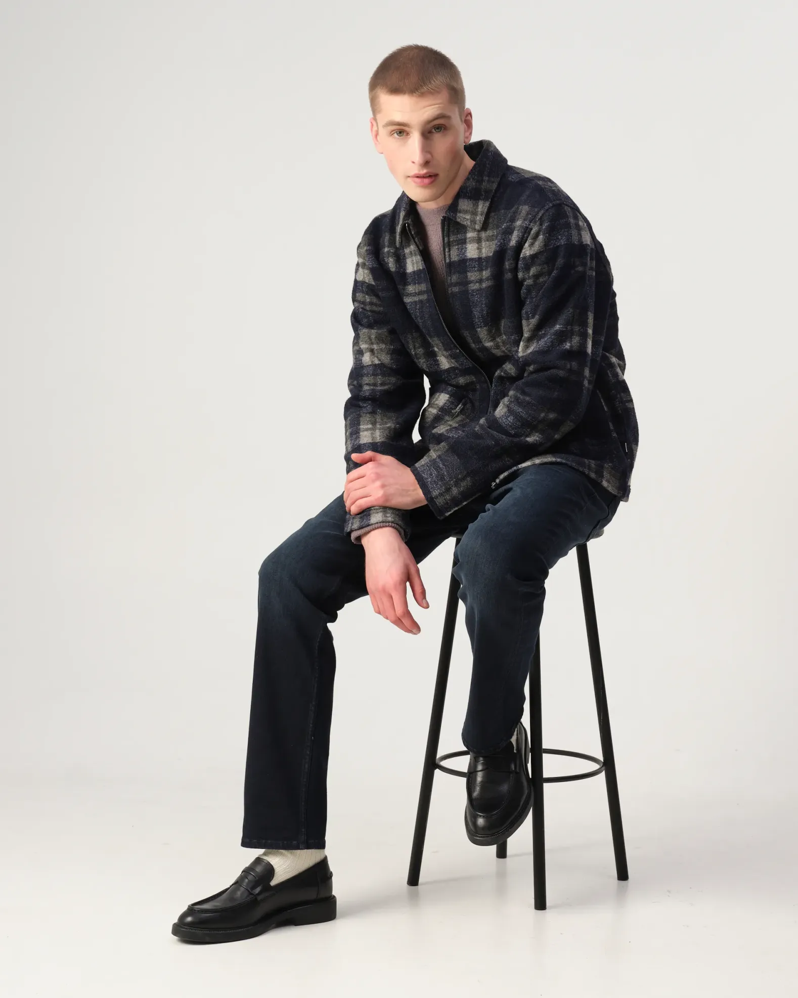 J.C. RAGS Overshirt Benji Check