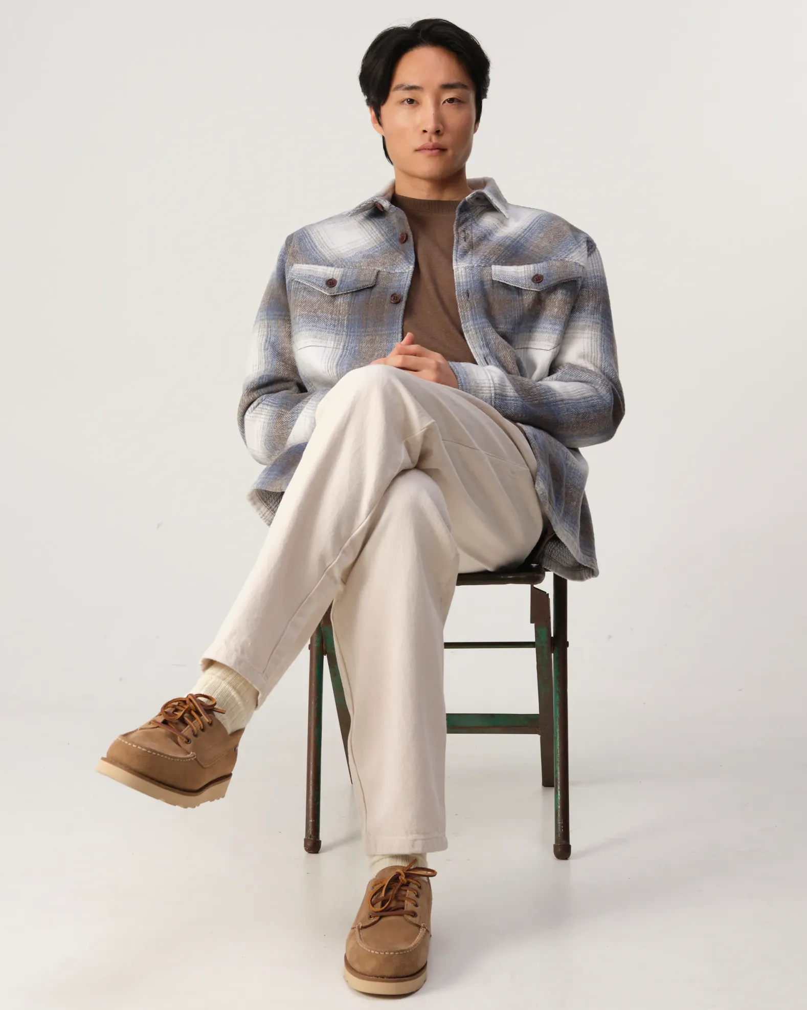 J.C. RAGS Overshirt Rylee Check