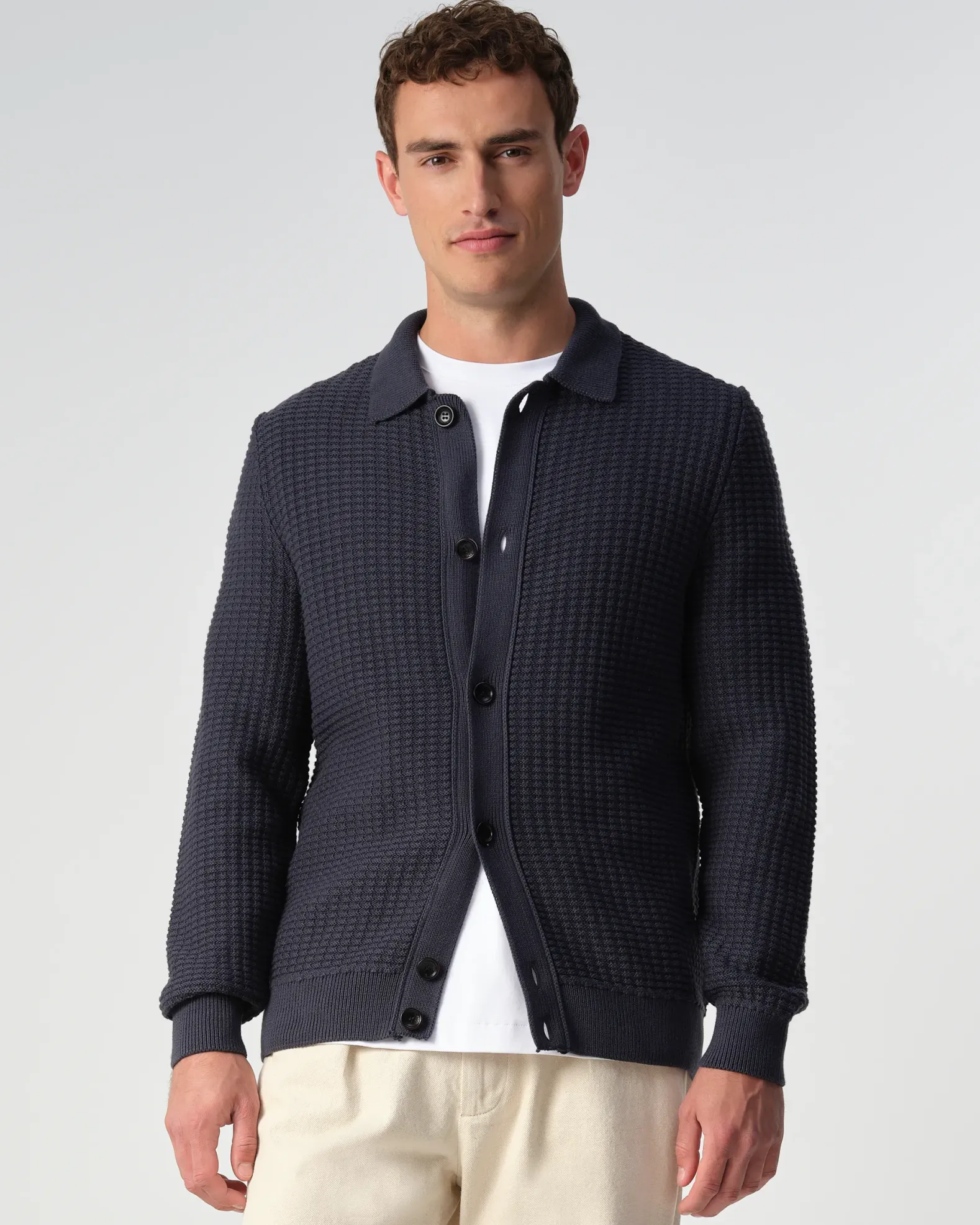J.C. RAGS Polo Lange mouw