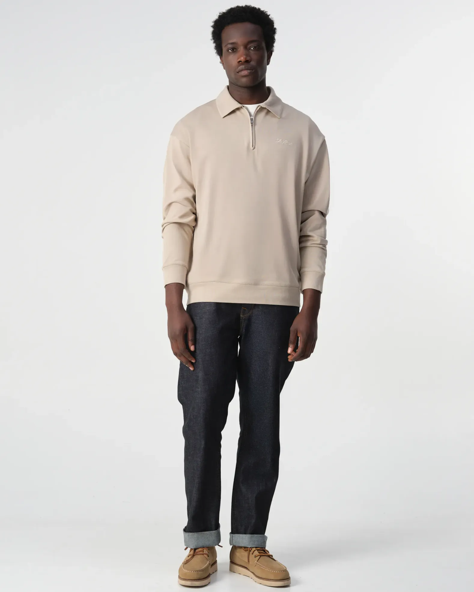 J.C. RAGS Polo Lange mouw