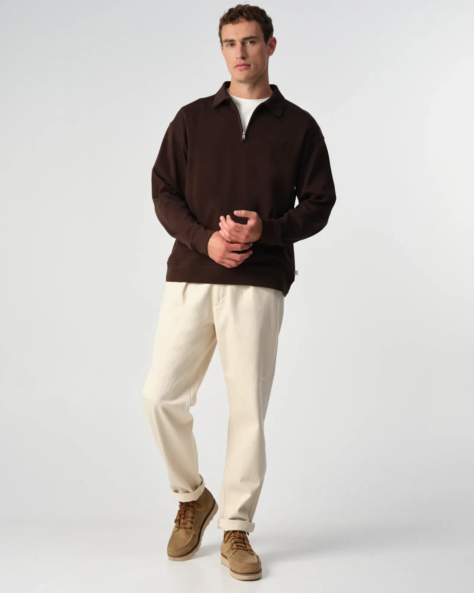 J.C. RAGS Polo Lange mouw