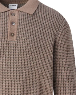 J.C. RAGS Polo Lange mouw