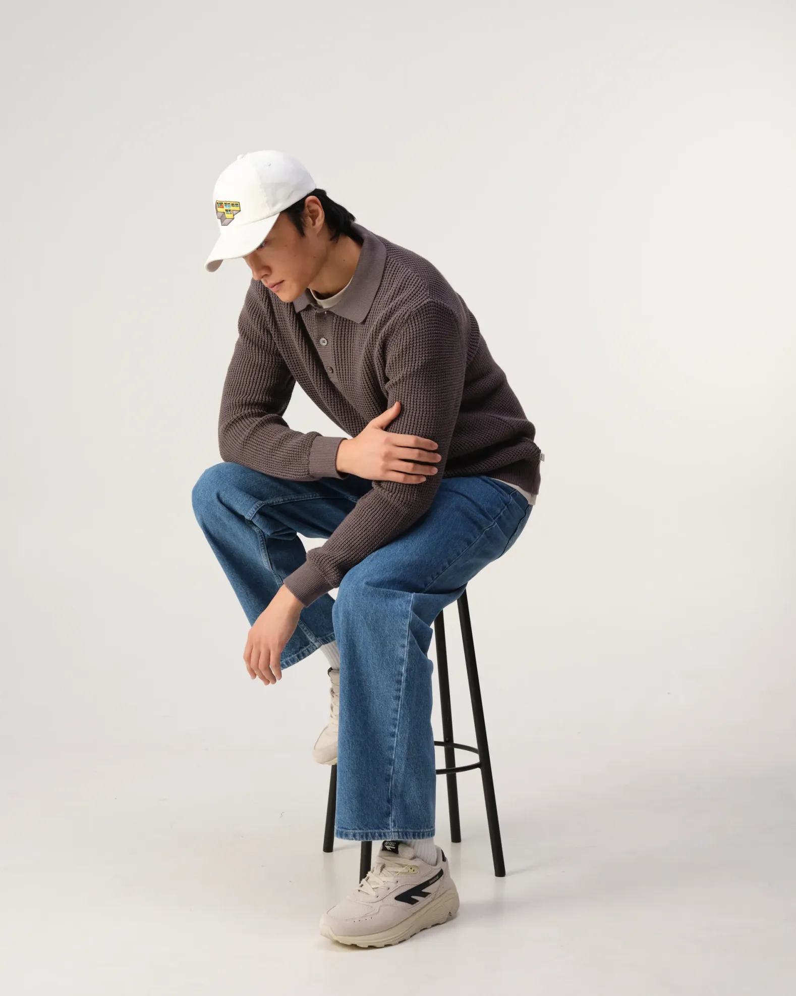 J.C. RAGS Polo lange Mouw Efe