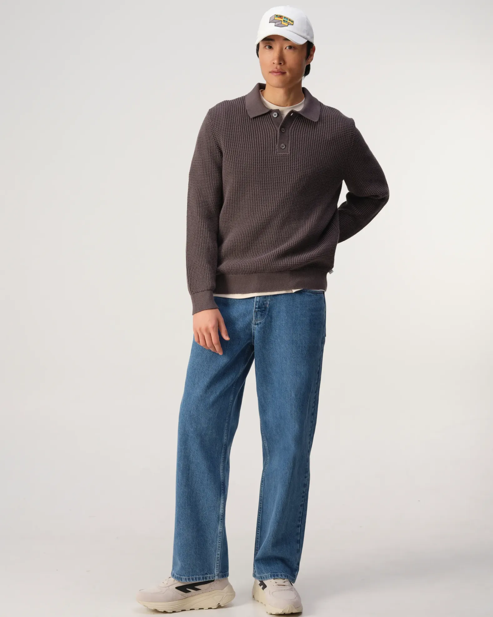 J.C. RAGS Polo lange Mouw Efe