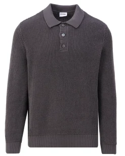 J.C. RAGS Polo lange Mouw Efe