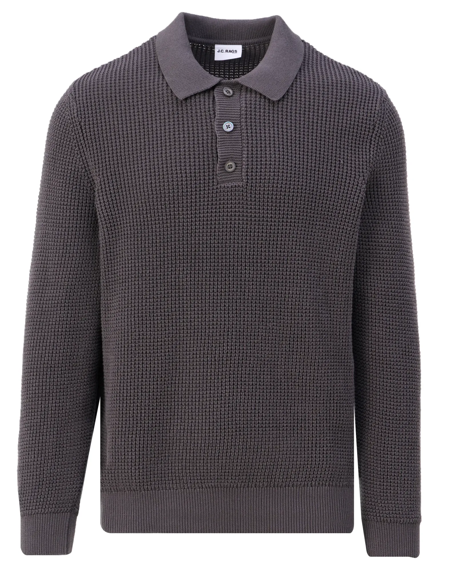 J.C. RAGS Polo lange Mouw Efe