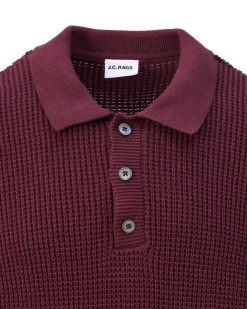J.C. RAGS Polo lange Mouw Efe