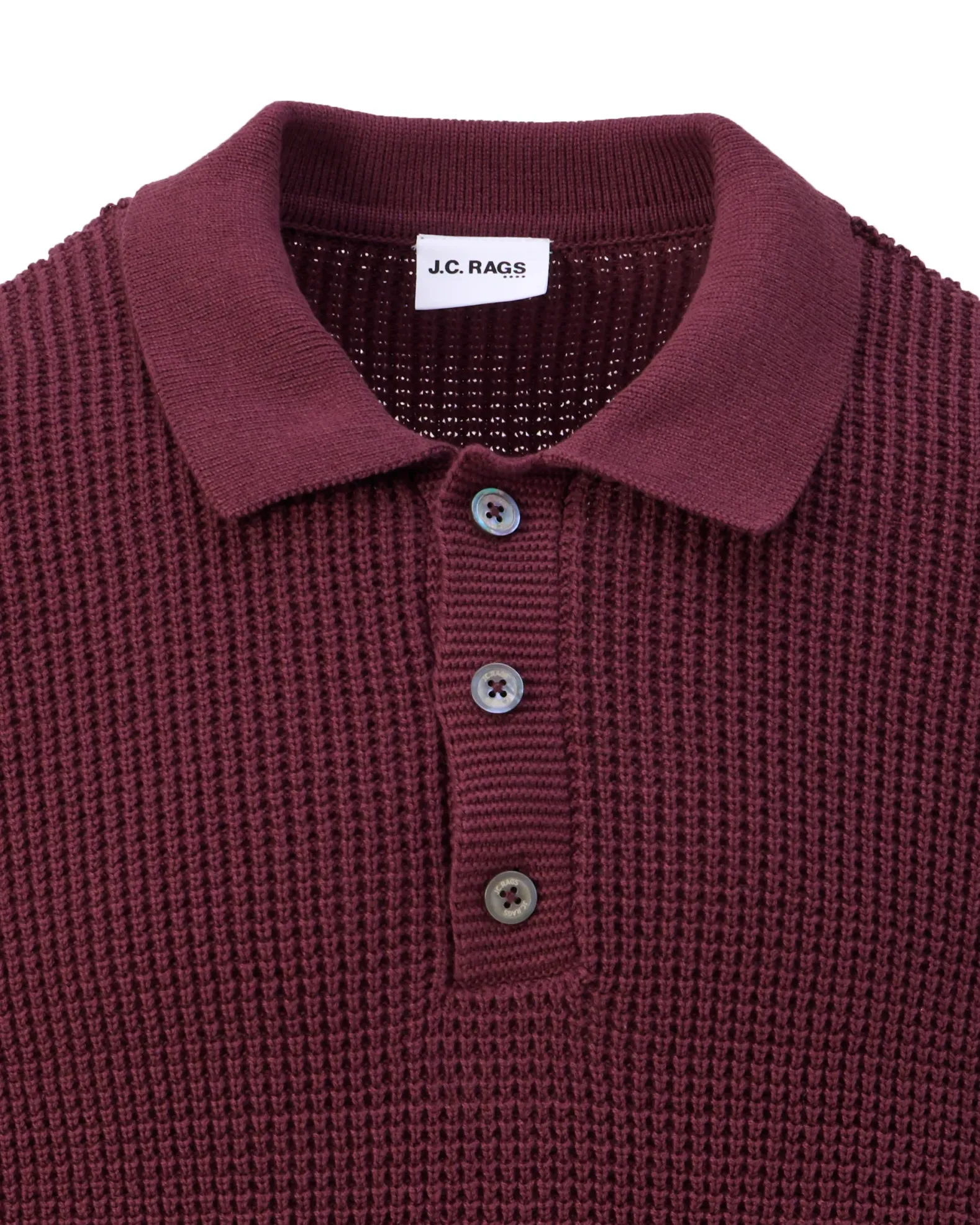 J.C. RAGS Polo lange Mouw Efe