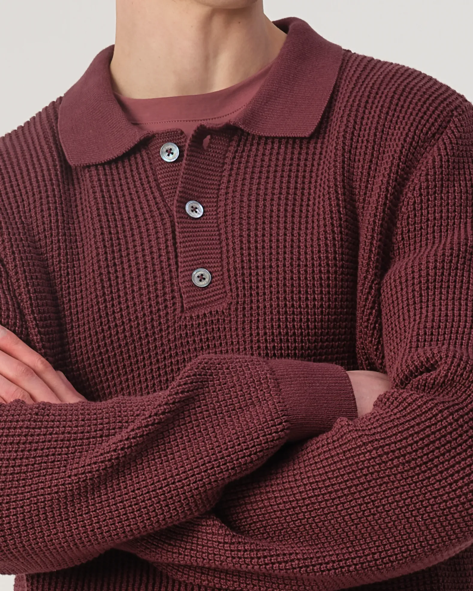 J.C. RAGS Polo lange Mouw Efe