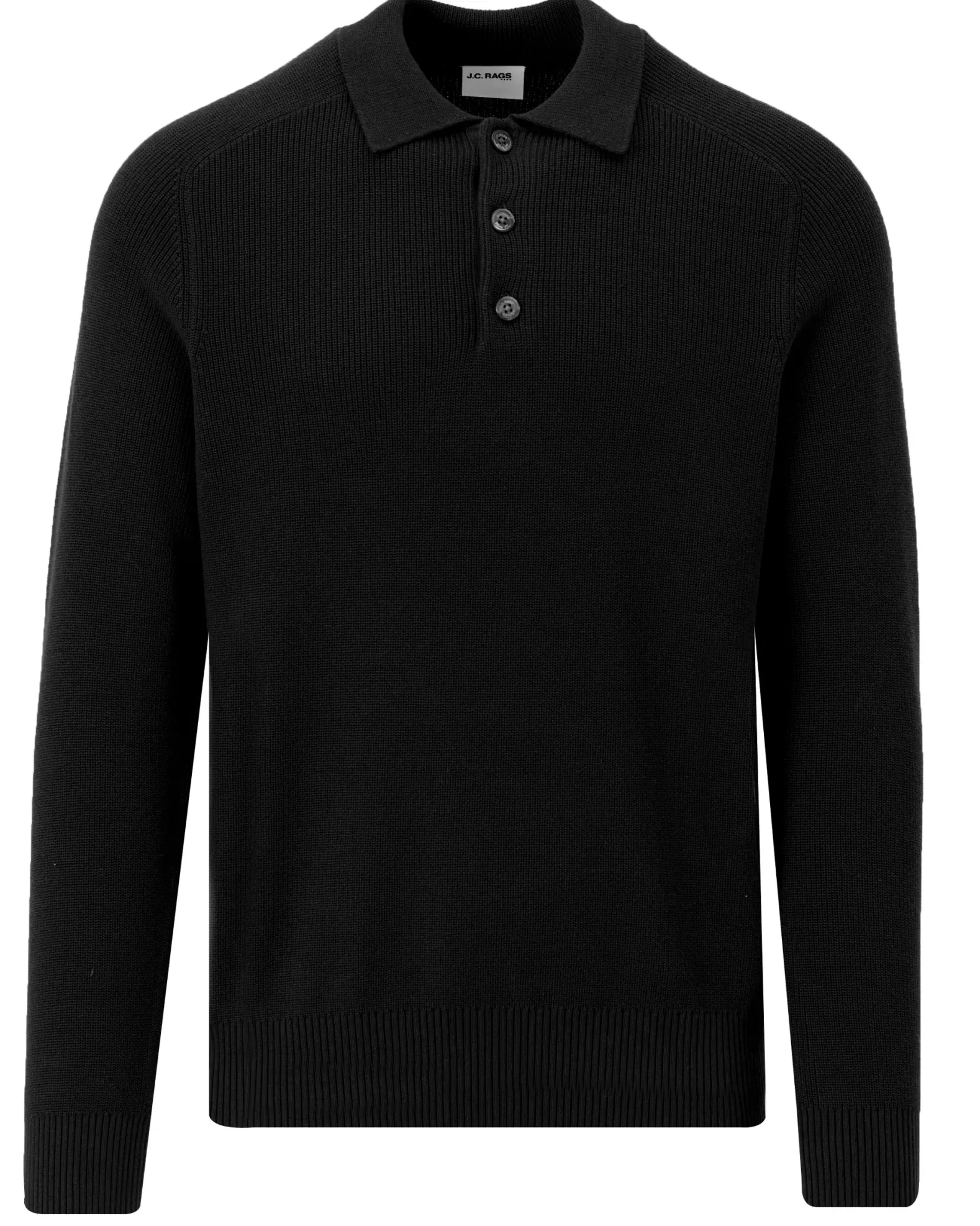 J.C. RAGS Polo lange mouw Ewald